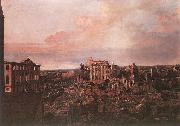 Bernardo Bellotto Ruines de la Pirnaische Vorstadt a Dresde oil on canvas